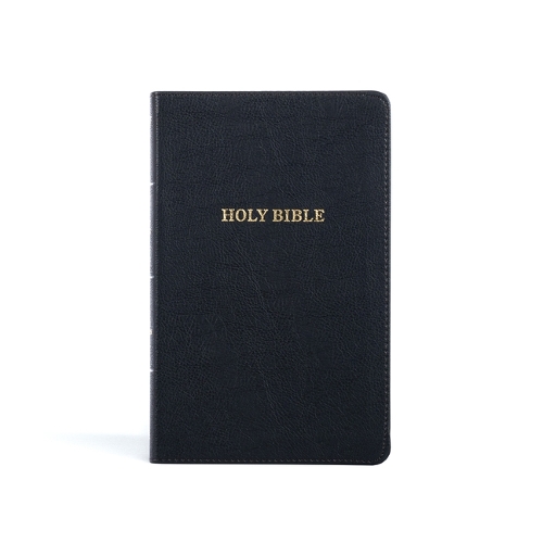 KJV Thinline Reference Bible, Black LeatherTouch