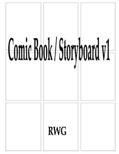 Comic Book / Storyboard v1