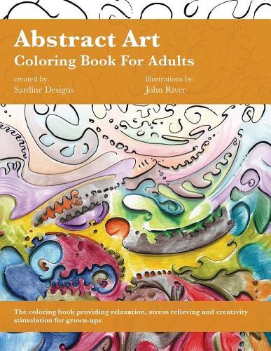 Abstract Art Coloring Book for Adults