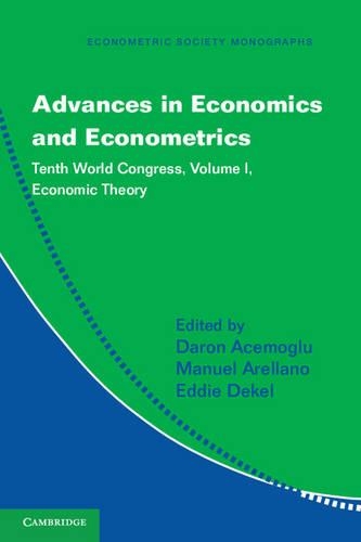 Advances in Economics and Econometrics