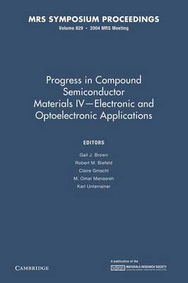 Progress in Compound Semiconductor Materials IV - Electronic and Optoelectronic Applications: Volume 829