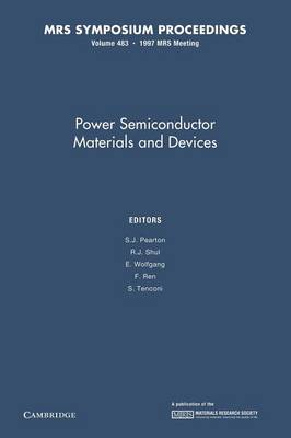 Power Semiconductor Materials and Devices: Volume 483