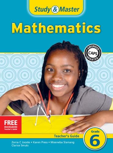 Study & Master Mathematics Teacher's Guide Grade 6 English