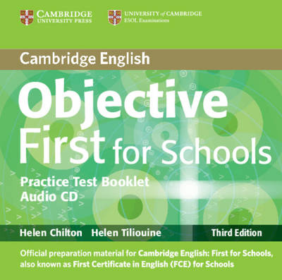 Objective First for Schools Pack without Answers (student's Book with CD-ROM, Practice Test Booklet with Audio CD)