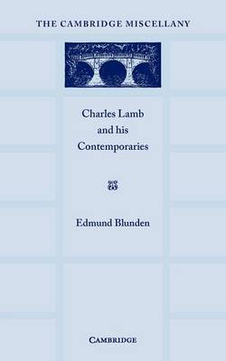 Charles Lamb and his Contemporaries