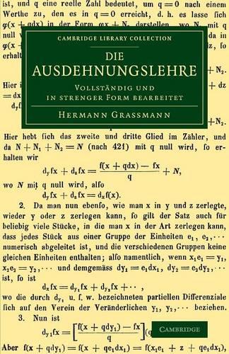 Die Ausdehnungslehre