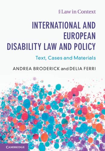International and European Disability Law and Policy