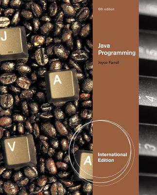 Java Programming, International Edition