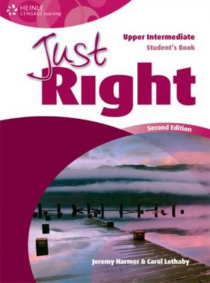 Just Right - Upper Intermediate Student Book - CEF B2 2nd EdOV1