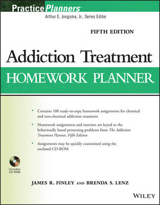 Addiction Treatment Homework Planner