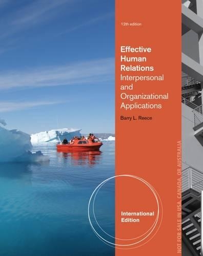 Effective Human Relations