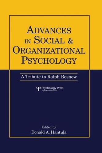 Advances in Social and Organizational Psychology