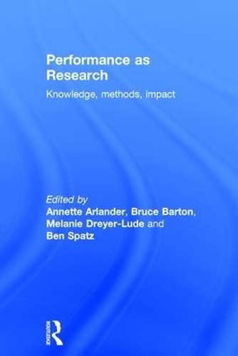 Performance as Research