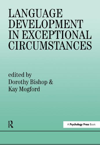 Language Development In Exceptional Circumstances