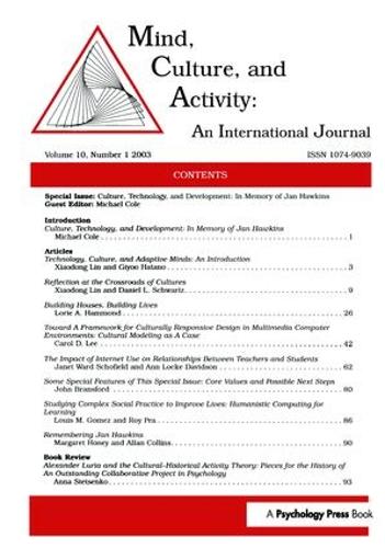 Culture, Technology, and Development
