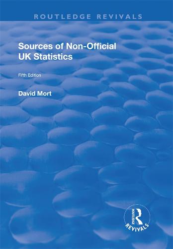 Sources of Non-official UK Statistics