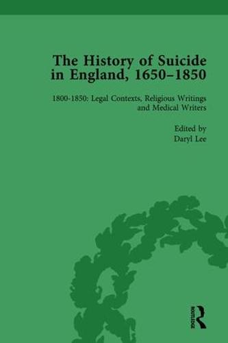 The History of Suicide in England, 1650–1850, Part II vol 7