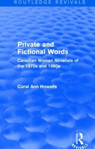 Private and Fictional Words (Routledge Revivals)