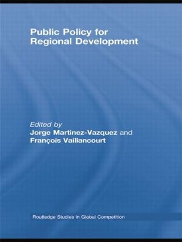 Public Policy for Regional Development