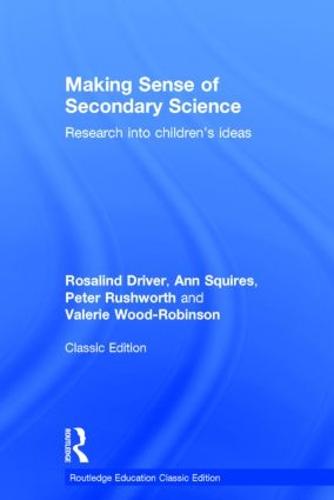 Making Sense of Secondary Science