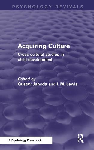 Acquiring Culture (Psychology Revivals)