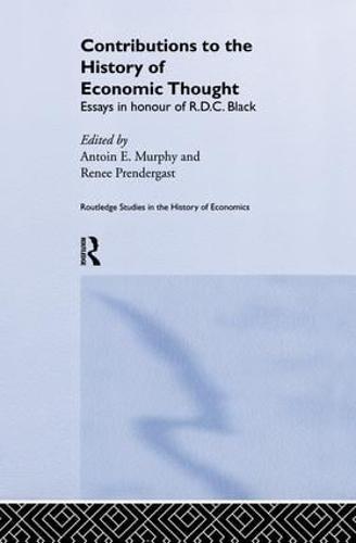 Contributions to the History of Economic Thought