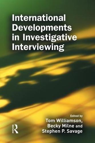 International Developments in Investigative Interviewing