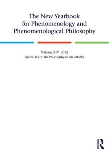 The New Yearbook for Phenomenology and Phenomenological Philosophy
