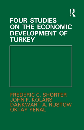 Four Studies on the Economic Development of Turkey
