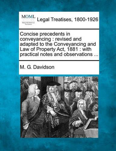 Concise precedents in conveyancing