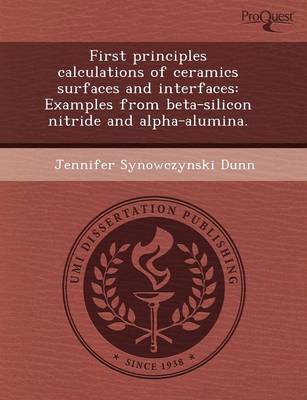 First Principles Calculations of Ceramics Surfaces and Interfaces: Examples from Beta-Silicon Nitride and Alpha-Alumina
