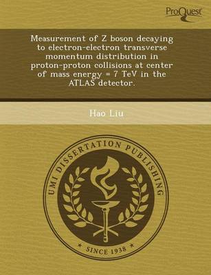 Measurement of Z Boson Decaying to Electron-Electron Transverse Momentum Distribution in Proton-Proton Collisions at Center of Mass Energy = 7 TeV in