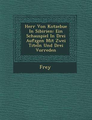 Herr Von Kotzebue in Sibirien