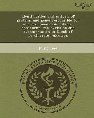 Identification and Analysis of Proteins and Genes Responsible for Microbial Anaerobic Nitrate-Dependent Iron Oxidation and Overexpression in E