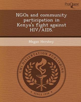 Ngos and Community Participation in Kenya's Fight Against HIV/AIDS