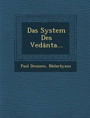 Das System Des Vedanta...