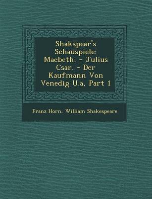 Shakspear's Schauspiele
