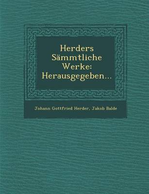 Herders Sammtliche Werke