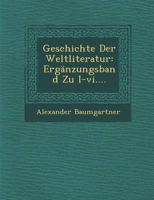 Geschichte Der Weltliteratur
