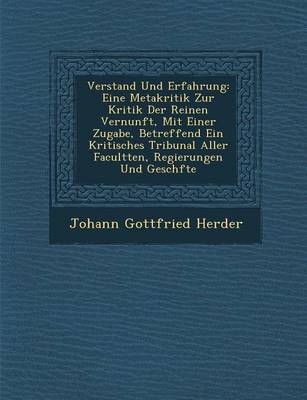 Verstand Und Erfahrung