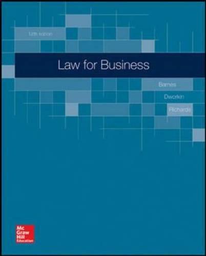 Law for Business (Int'l Ed)