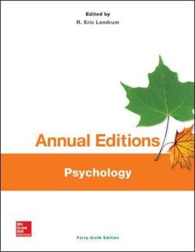 Annual Editions: Psychology, 46/e