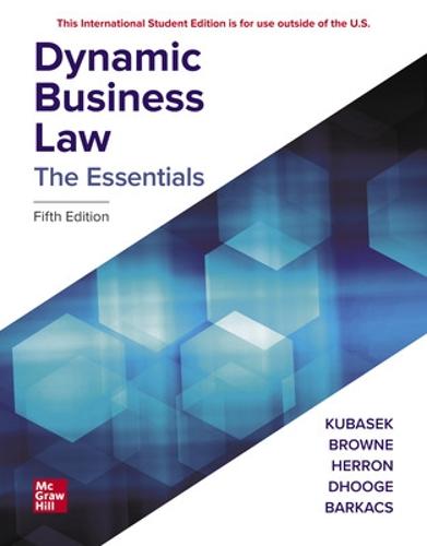 ISE Dynamic Business Law: The Essentials