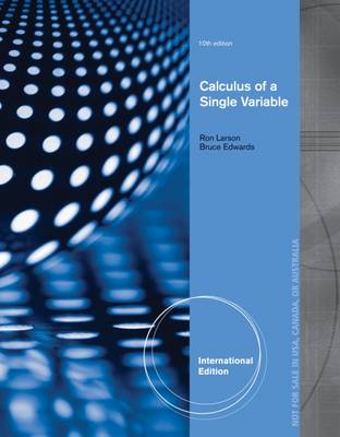 Calculus of a Single Variable