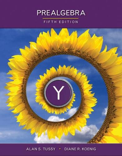 Student Worbook for Tussy/Koenig's Prealgegra