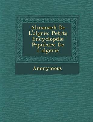 Almanach de L'Alg Rie