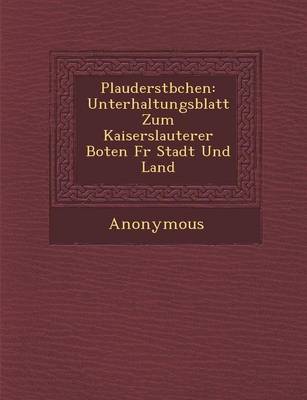 Plauderst Bchen