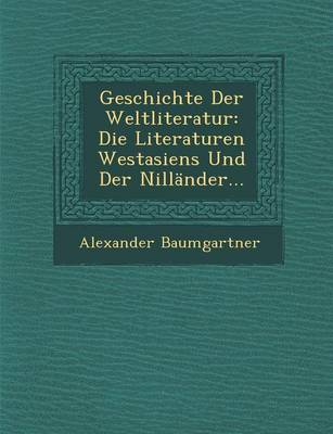 Geschichte Der Weltliteratur