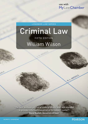 Criminal Law 5th edition MyLawChamber pack