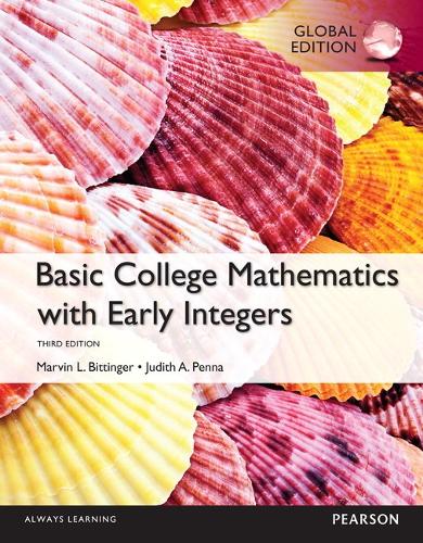 MyLab Math with Pearson eText for Basic College Maths with Early Integers, Global Edition